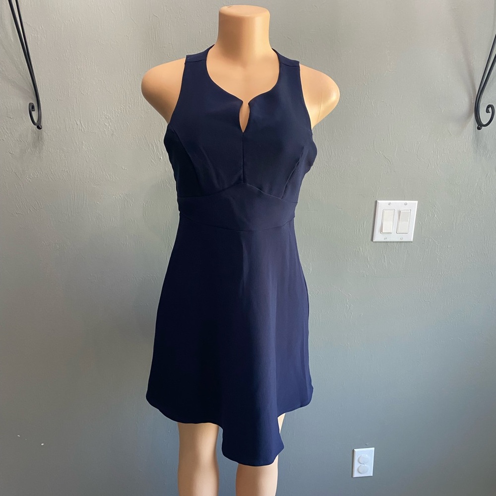 Monteau Navy Sleeveless Mini Dress